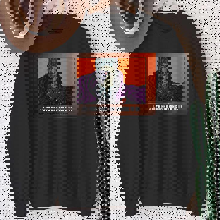 All Your Base Are Belong To Us スウェットシャツ 年配の女性への贈り物