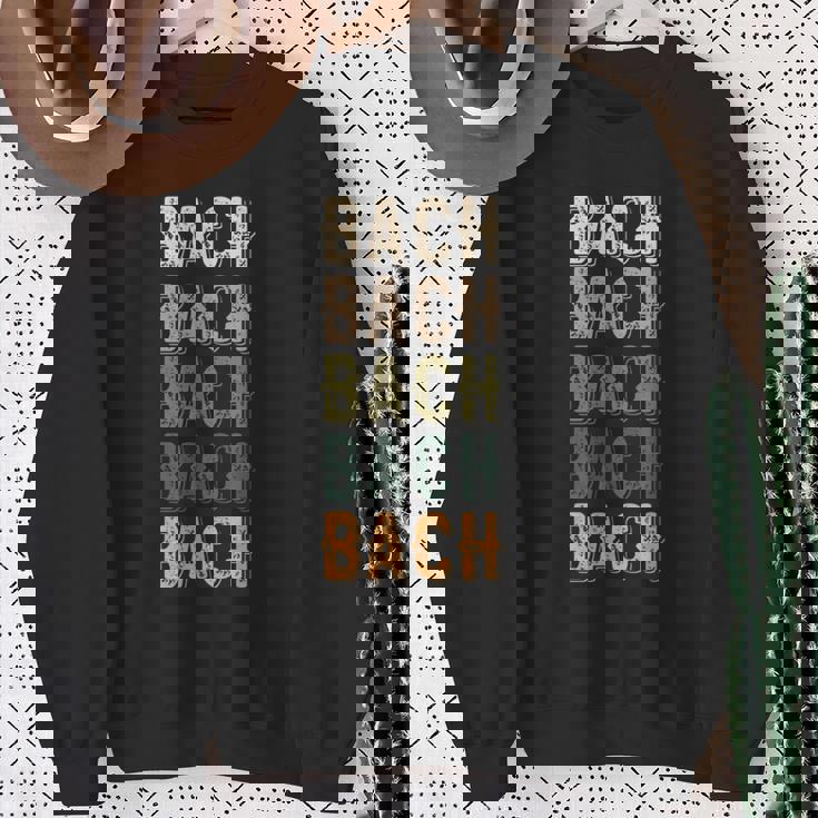 Bach パーソナライズ 同窓会 おそろい ファミリーネーム スウェットシャツ 年配の女性への贈り物