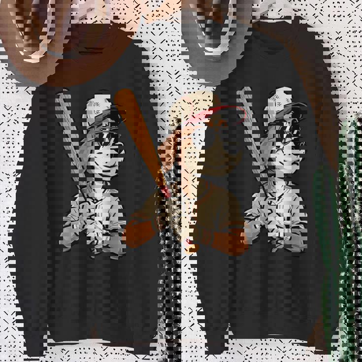 Beagle Baseball Dog Lovers Sports Player Tee Sweatshirt Unisex Gifts for Old Women