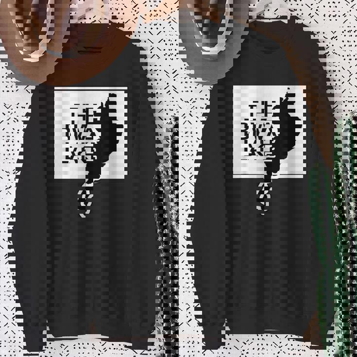 The Biwa Lake 琵琶湖 滋賀 地図【47都道府県】ジモtティ Jimo-T 地元愛 お土産 面白 スウェットシャツ 年配の女性への贈り物