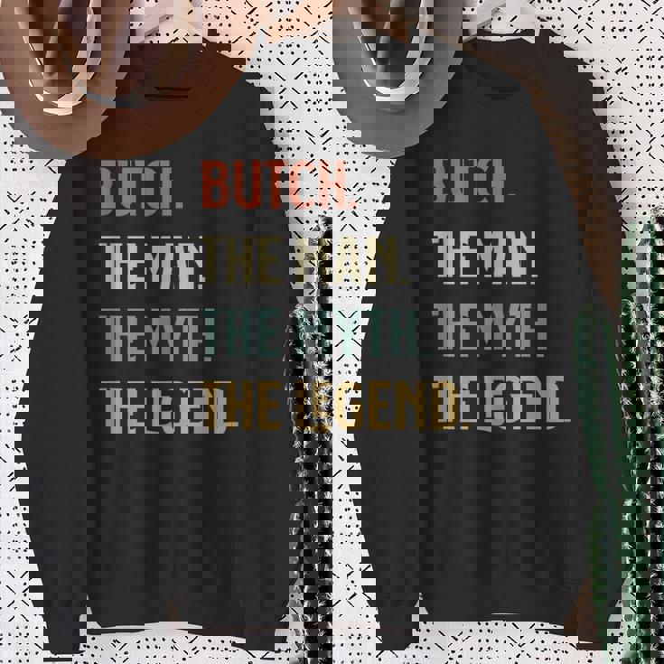 Butch The Man Myth And Legend ファニーネーム カスタマイズ可 スウェットシャツ 年配の女性への贈り物