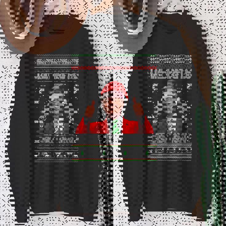 Make Christmas Great Again Xmas Trump Pajamas Ugly Sweatshirt Gifts for Old Women Make Christmas Great Again Xmas Trump Pajamas Ugly Sweatshirt Gifts for Old Women