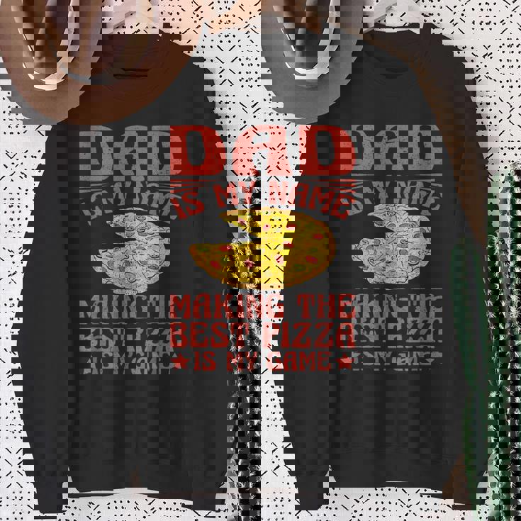 Dad Best Pizza Is My Game ピザ作り スウェットシャツ 年配の女性への贈り物