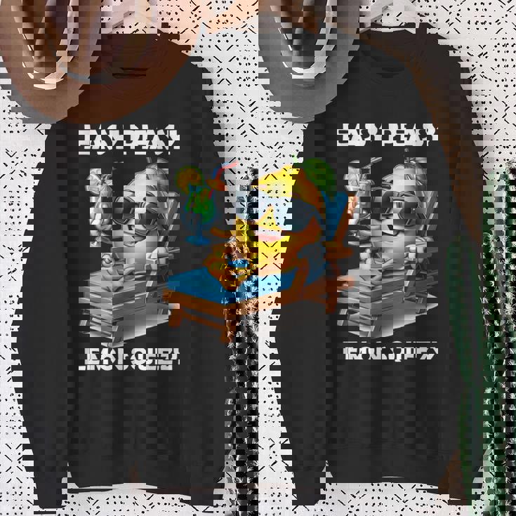 Easy Peasy レモンスクイーズ 長袖tシャツ スウェットシャツ 年配の女性への贈り物