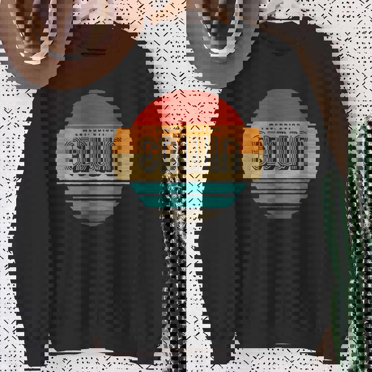 Edwin 名称 レトロ・ヴィンテージ・サンセット 限定版 スウェットシャツ 年配の女性への贈り物