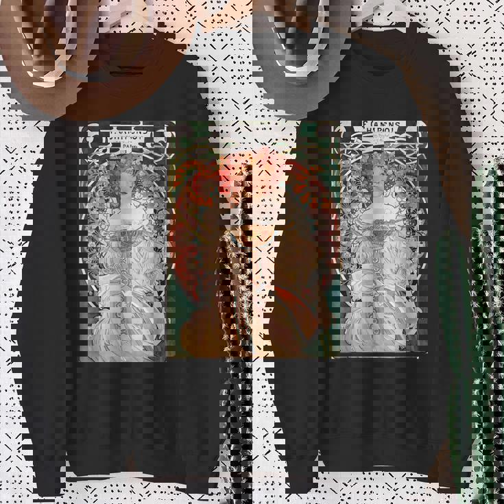 F Champenois Imprimeur-Editeur By Alphonse Mucha スウェットシャツ 年配の女性への贈り物