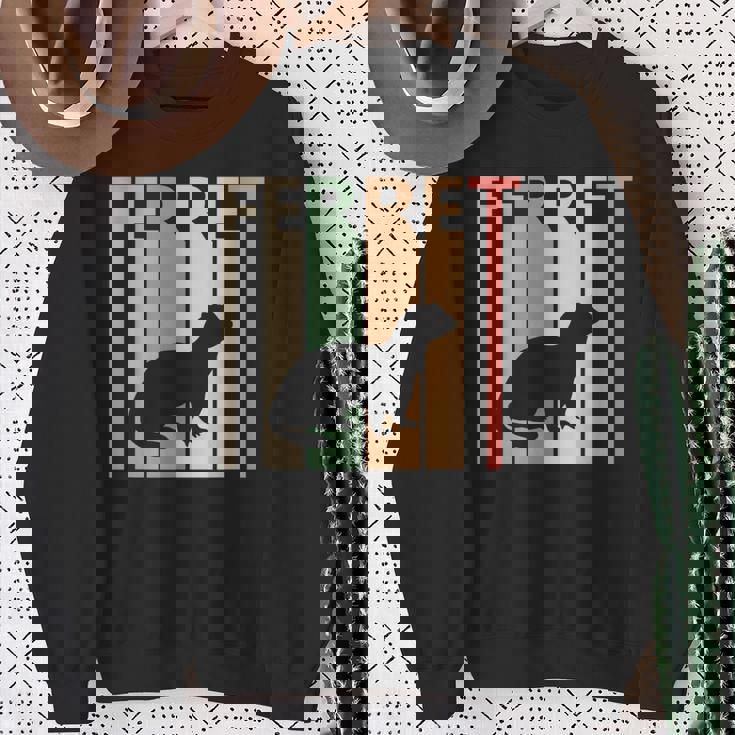 Ferret フェレット スウェットシャツ 年配の女性への贈り物