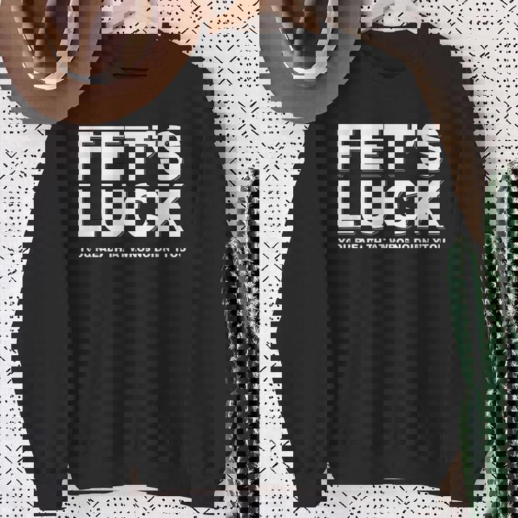 Fet's Luck ays スウェットシャツ 年配の女性への贈り物