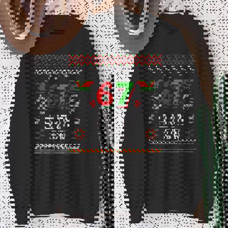 67 Six Seven Meme Ugly Christmas Sweater Sweatshirt Gifts for Old Women 67 Six Seven Meme Ugly Christmas Sweater Sweatshirt Gifts for Old Women