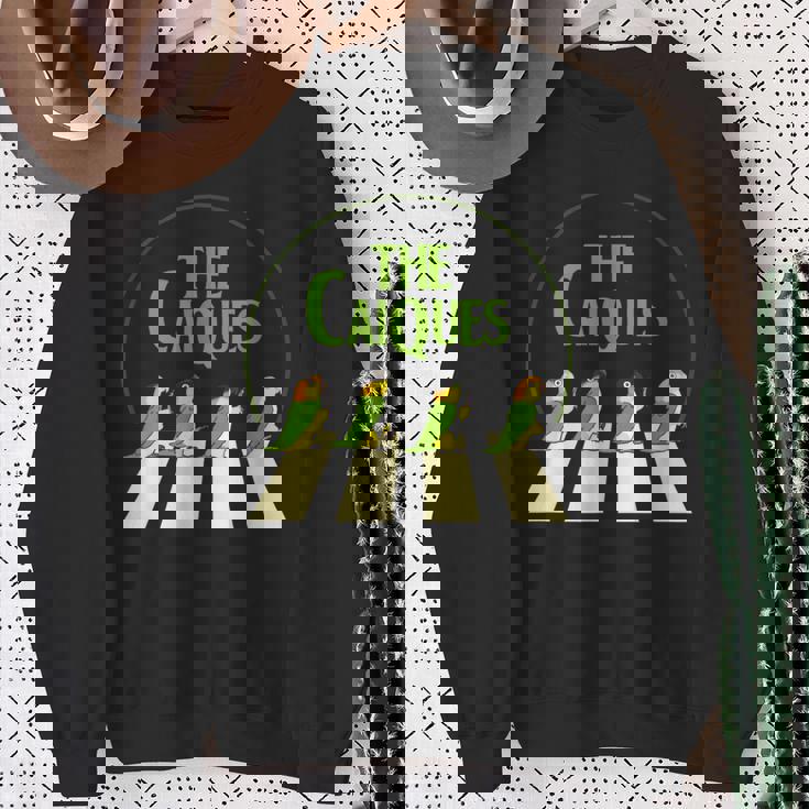 Birb Parrot Pet Doodle Parody The Caiques スウェットシャツ 年配の女性への贈り物