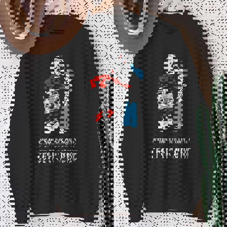 Reddy Kilowatt Electric Avenue 80年代ブームボックス ビンテージ スウェットシャツ 年配の女性への贈り物