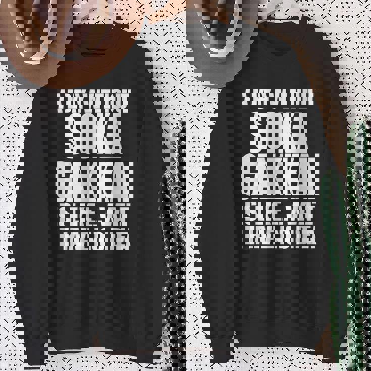 oka Gakkai For Practitioners Ofoka Gakkai スウェットシャツ 年配の女性への贈り物