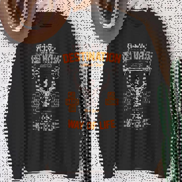 Gym Fitness Workout Bodybuilding Weightlifting Training スウェットシャツ 年配の女性への贈り物