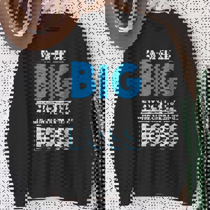 I'm The Big Brother Makes Me The Boss Pregnancy スウェットシャツ 年配の女性への贈り物