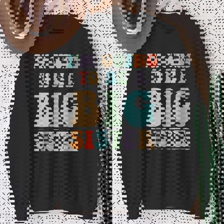 I'm Going To Be A Bigister パステルセレブレーションのお知らせ スウェットシャツ 年配の女性への贈り物