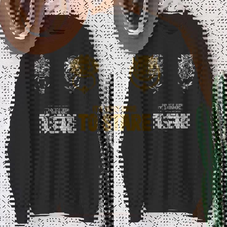 It'sery Rude Totare ラビリンス ドアノッカー スウェットシャツ 年配の女性への贈り物