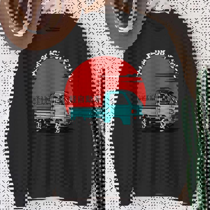 Japan Mini Truck Keiカーキャブオーバーコンパクト4wdオフロードトラック スウェットシャツ 年配の女性への贈り物