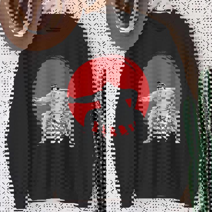 Japaneseumo Wrestler Japan Anime スウェットシャツ 年配の女性への贈り物