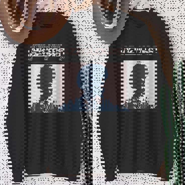 Jazzologist ヴィンテージ ジャズ ミュージック ジャズ ファンク ソウル スウェットシャツ 年配の女性への贈り物