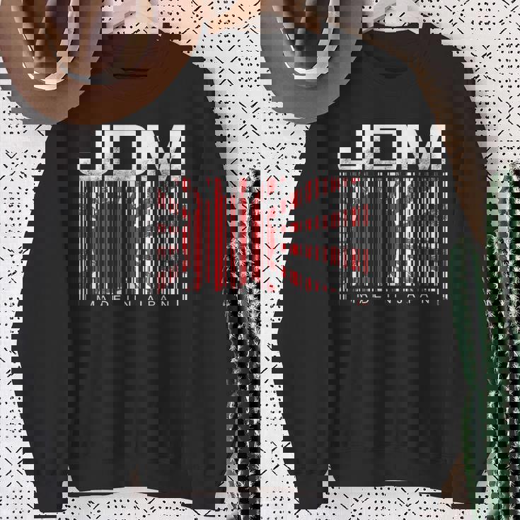 Jdm Barcode Made In Japan モータースポーツ メンズ シャツ スウェットシャツ 年配の女性への贈り物