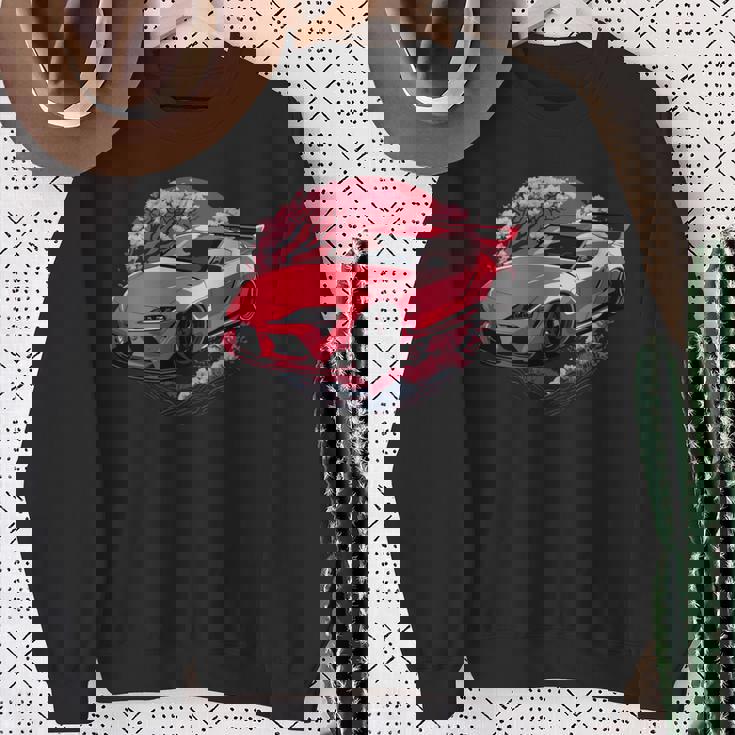 Jdmupra Mk5 Gr 桜 2Jz スタンスグラフィックtシャツ 長袖tシャツ スウェットシャツ 年配の女性への贈り物