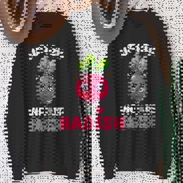 Kawaii Radish Lover Vegan Vegetarian Radish Sweatshirt Unisex Gifts for Old Women Kawaii Radish Lover Vegan Vegetarian Radish Sweatshirt Unisex Gifts for Old Women