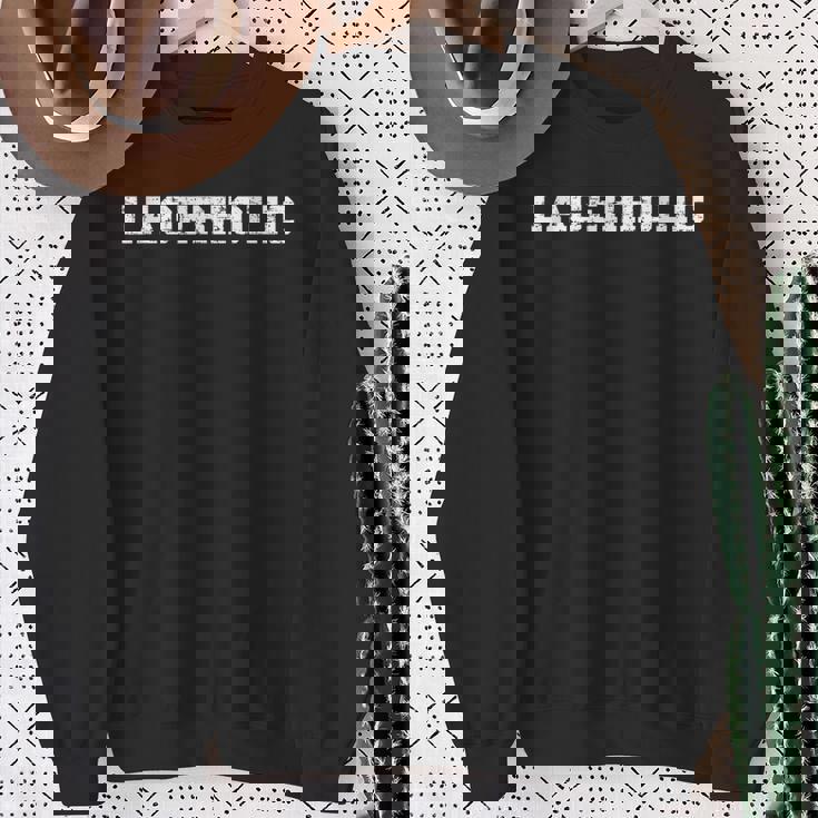 Lager Lovers 'Lagerholic' 格言ラガーデザイン スウェットシャツ 年配の女性への贈り物