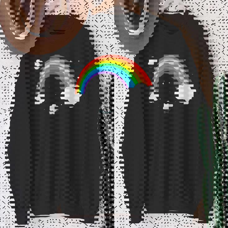 Lgbtプライドレインボー スウェットシャツ 年配の女性への贈り物
