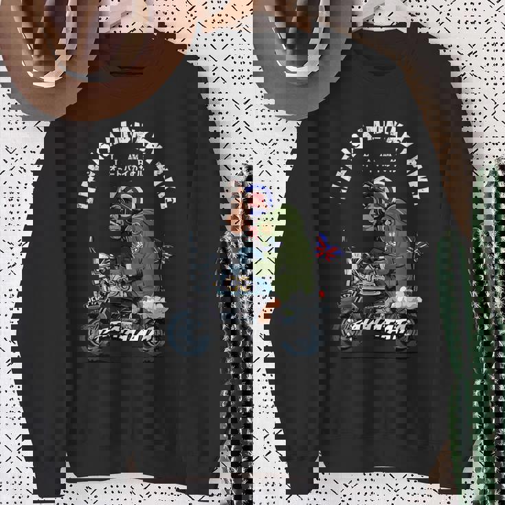 Life Is A Monkey Bike クラシック ブリットモッド スウェットシャツ 年配の女性への贈り物