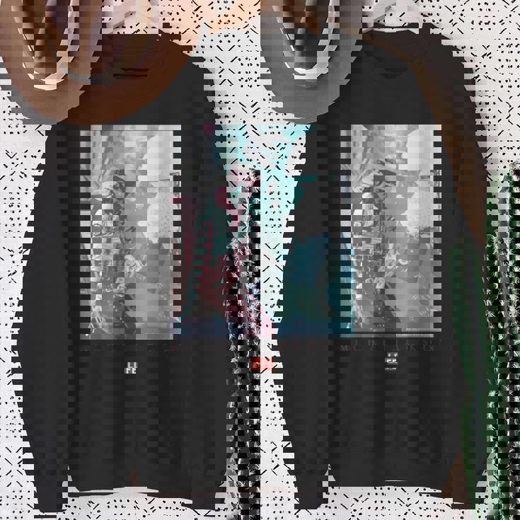 Life Picture Collection _ マイケル ジャクソン1 長袖tシャツ スウェットシャツ 年配の女性への贈り物