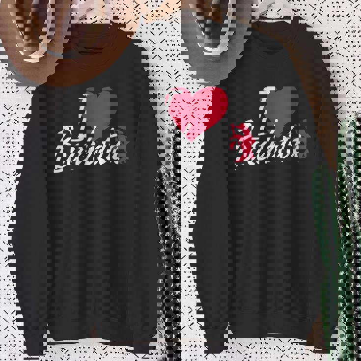 I Love Bachata Latin America ドミニカダンスレッスン スウェットシャツ 年配の女性への贈り物