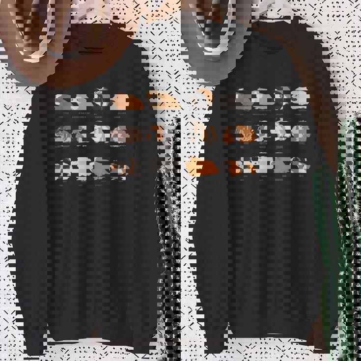 I Love Guinea Pig モルモット種tシャツ 長袖tシャツ スウェットシャツ 年配の女性への贈り物