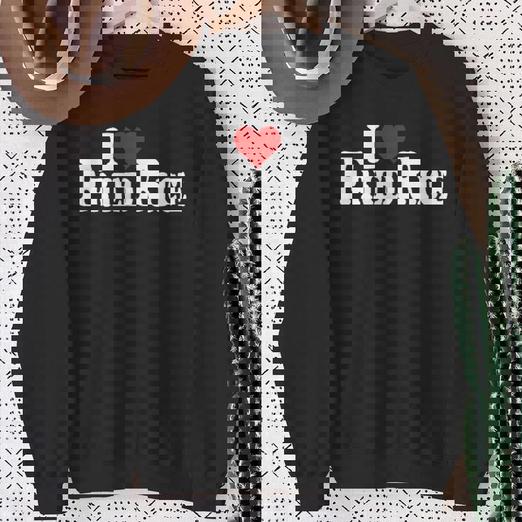 I Love Heart チャーハン スウェットシャツ 年配の女性への贈り物