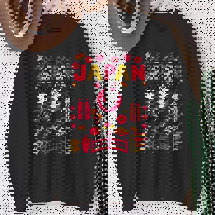 I Love Japan Folklore Nature & Culture Japan Graphic スウェットシャツ 年配の女性への贈り物