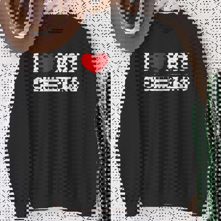 I Love My Chieko 私はチエコを愛しています スウェットシャツ 年配の女性への贈り物