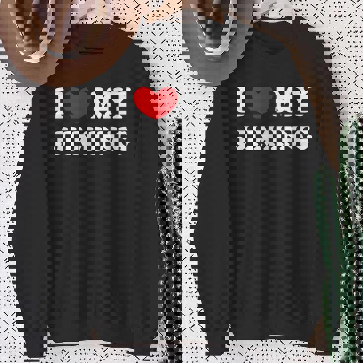 I Love My Jiming 私はジミンが大好きです スウェットシャツ 年配の女性への贈り物