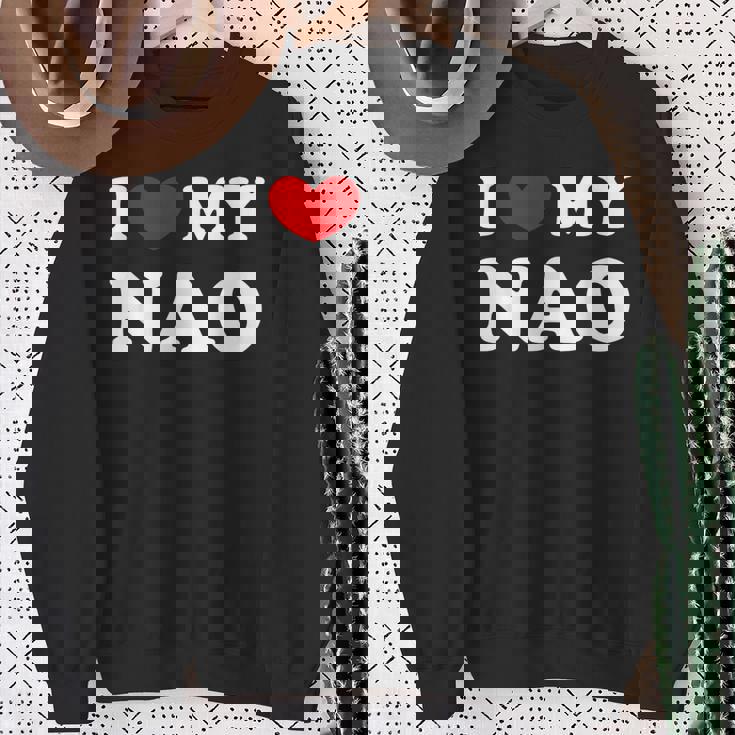 I Love My Nao アイ・ラブ・マイ・ナオ スウェットシャツ 年配の女性への贈り物