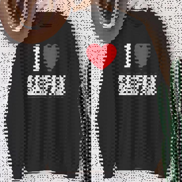 I Loveaipan 長袖tシャツ スウェットシャツ 年配の女性への贈り物