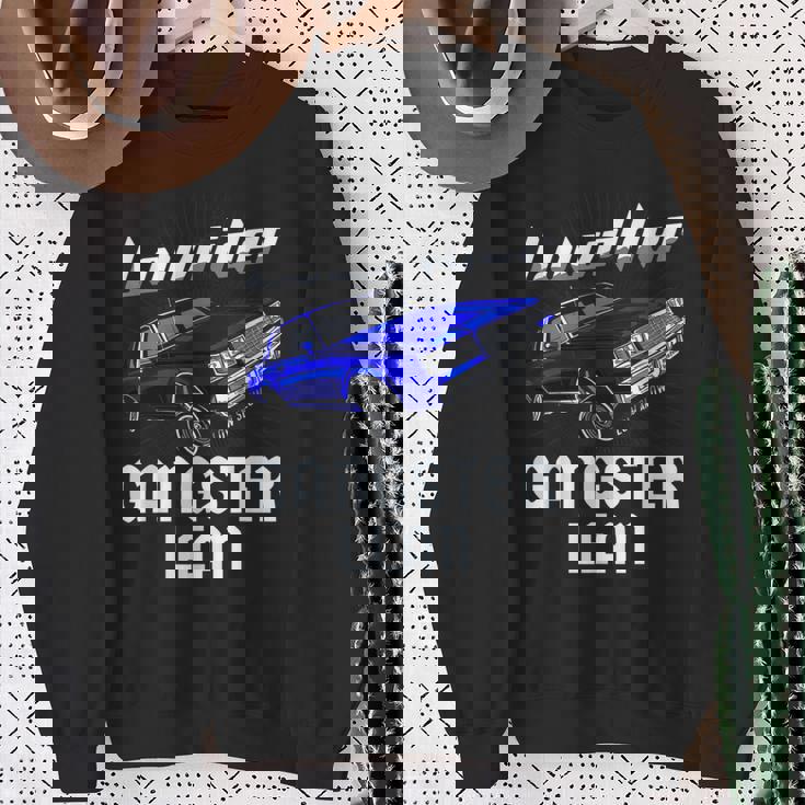 Lowrider Gangster Lean Low &Low Chicano Cholo ビンテージカー スウェットシャツ 年配の女性への贈り物