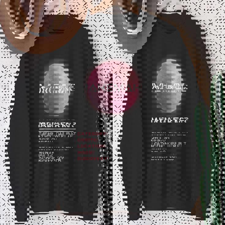 Makemake Facts 準惑星宇宙天文学愛好家 スウェットシャツ 年配の女性への贈り物