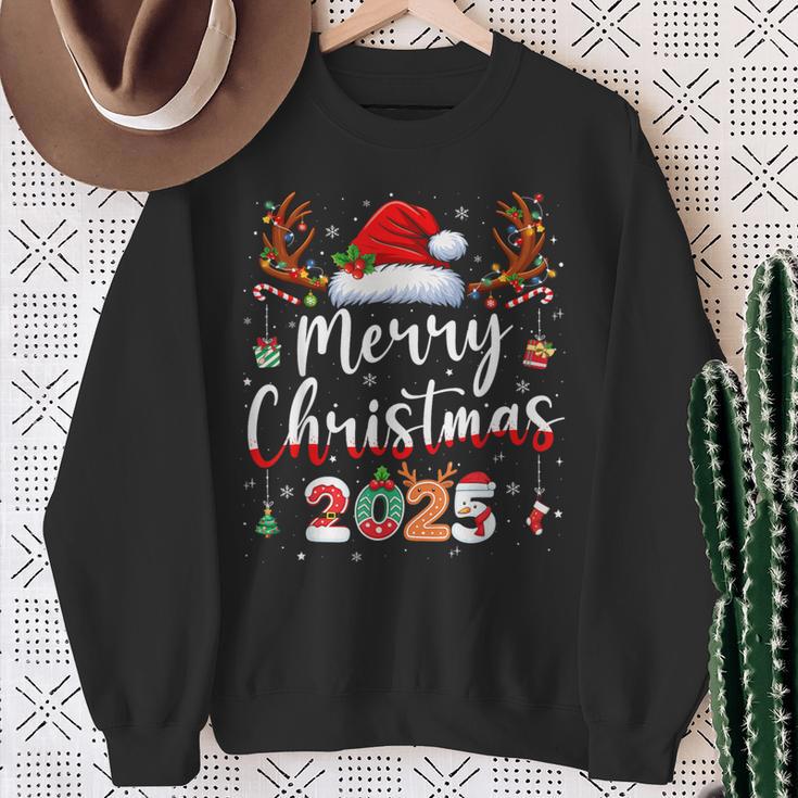 Merry Christmas 2025 Family Matching Christmas Pajamas Xmas Sweatshirt Gifts for Old Women