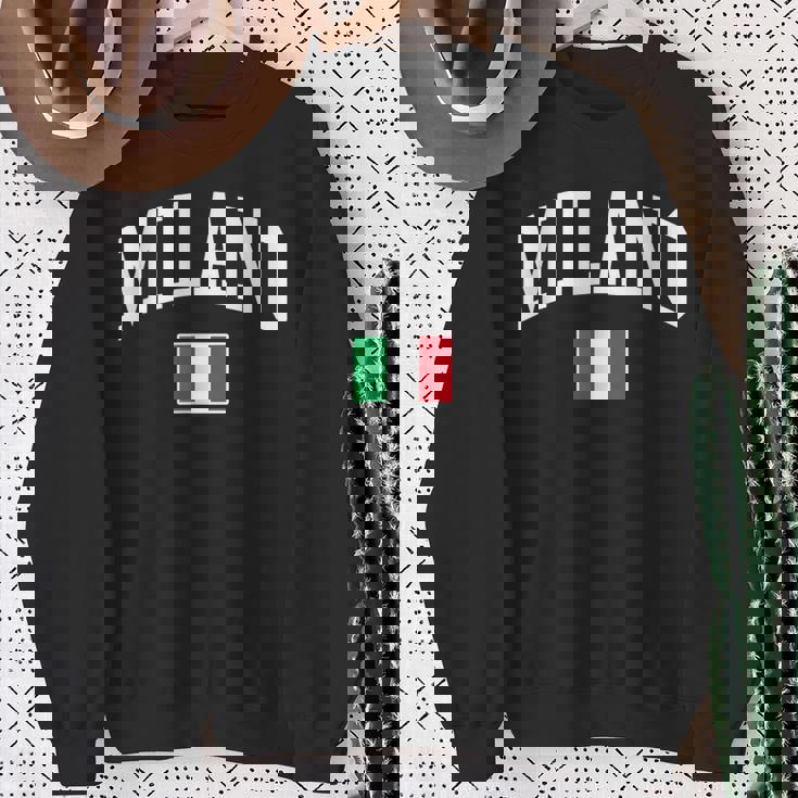 Milano Italia Flag Of Italy Classic スウェットシャツ 年配の女性への贈り物