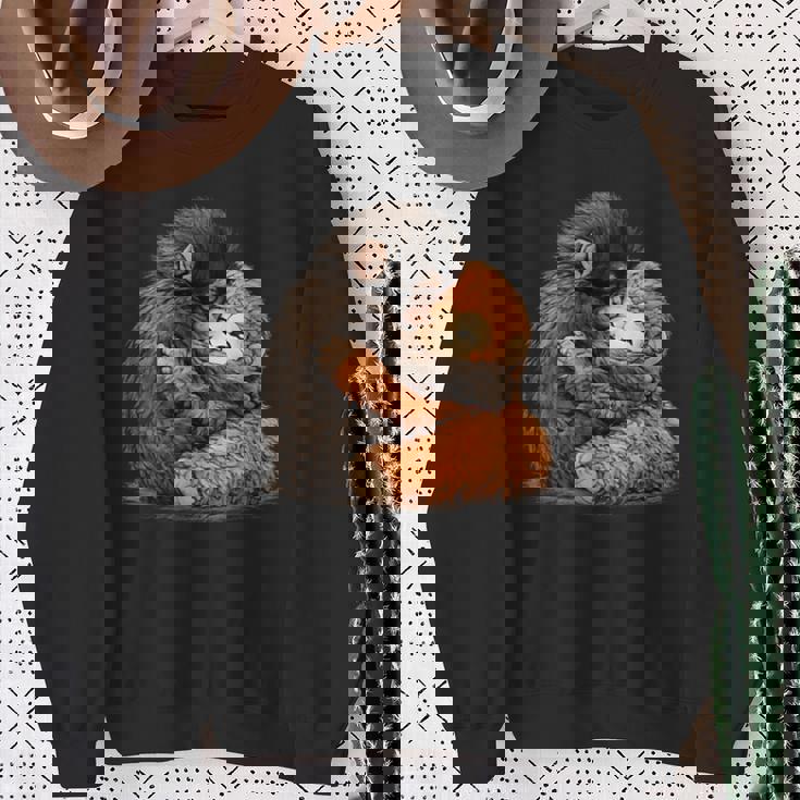 Monkey Team Punch スウェットシャツ 年配の女性への贈り物