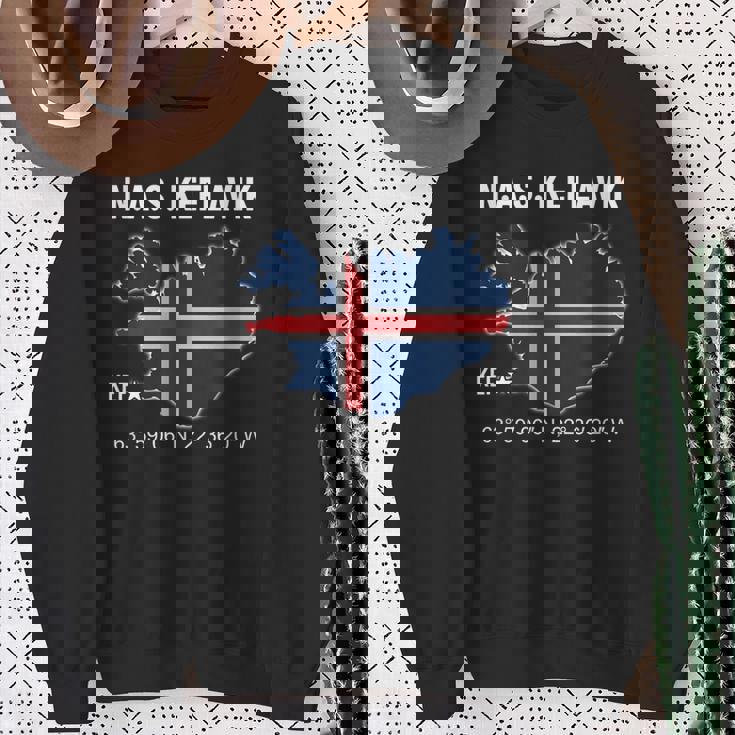 Nas Keflavik アイスランド スウェットシャツ 年配の女性への贈り物