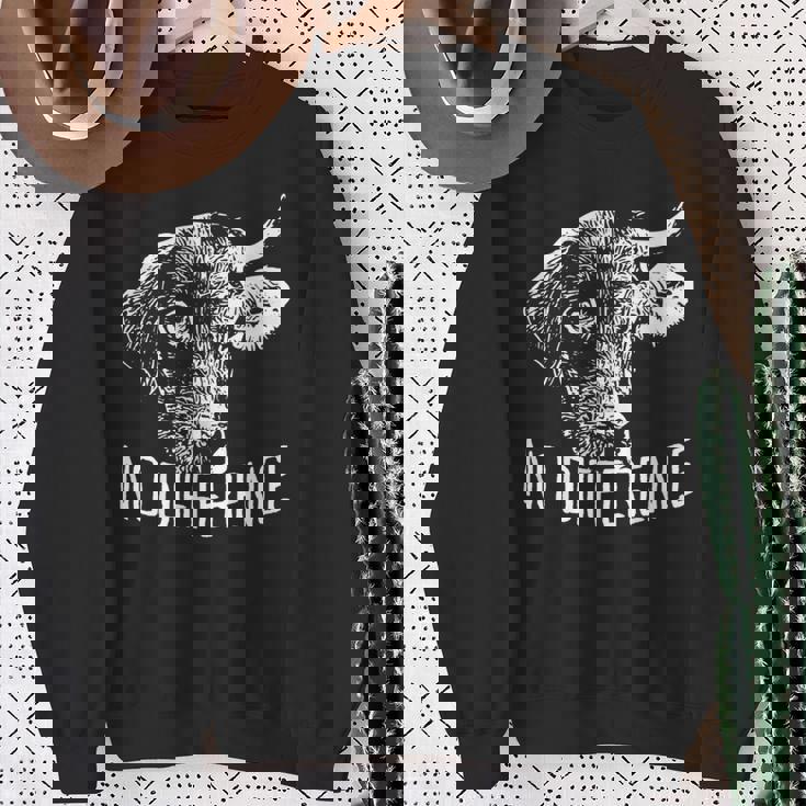 No Difference ワンライフ 違いはありません ベジタリアン 動物愛好家 ビーガン 長袖tシャツ スウェットシャツ 年配の女性への贈り物