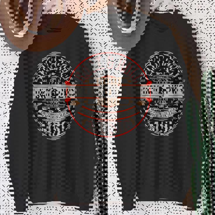 Rockabilly Music Lucky Devil レトロ ヴィンテージ 1950年代ロックロール スウェットシャツ 年配の女性への贈り物