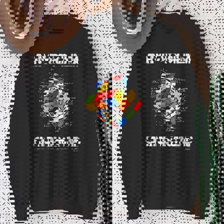 Rubik's Cube マジックキューブ レトロ ルビ ヴィンテージ オタク スウェットシャツ 年配の女性への贈り物