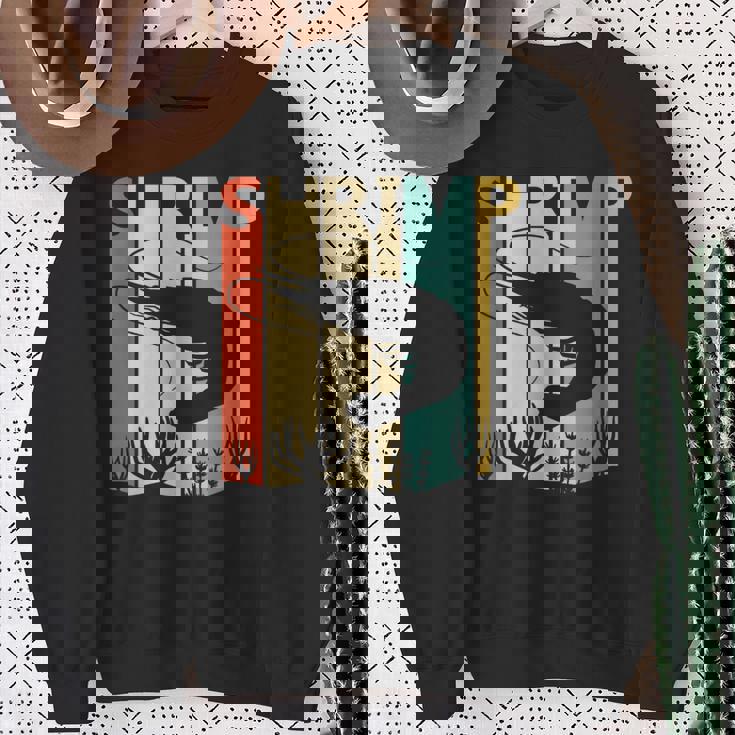 Shrimp エビ 動物 スウェットシャツ 年配の女性への贈り物