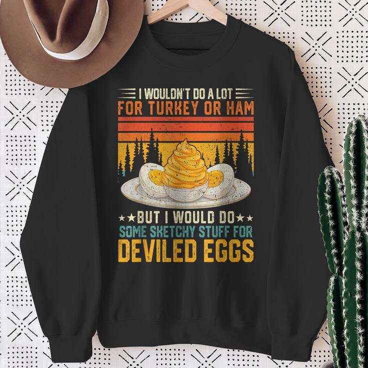 Silly Egg Meme Quote I Wouldn't Do A Lot For Turkey Or Ham Sweatshirt Gifts for Old Women Silly Egg Meme Quote I Wouldn't Do A Lot For Turkey Or Ham Sweatshirt Gifts for Old Women