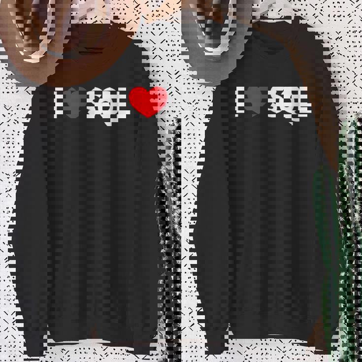 Sql大好き スウェットシャツ 年配の女性への贈り物